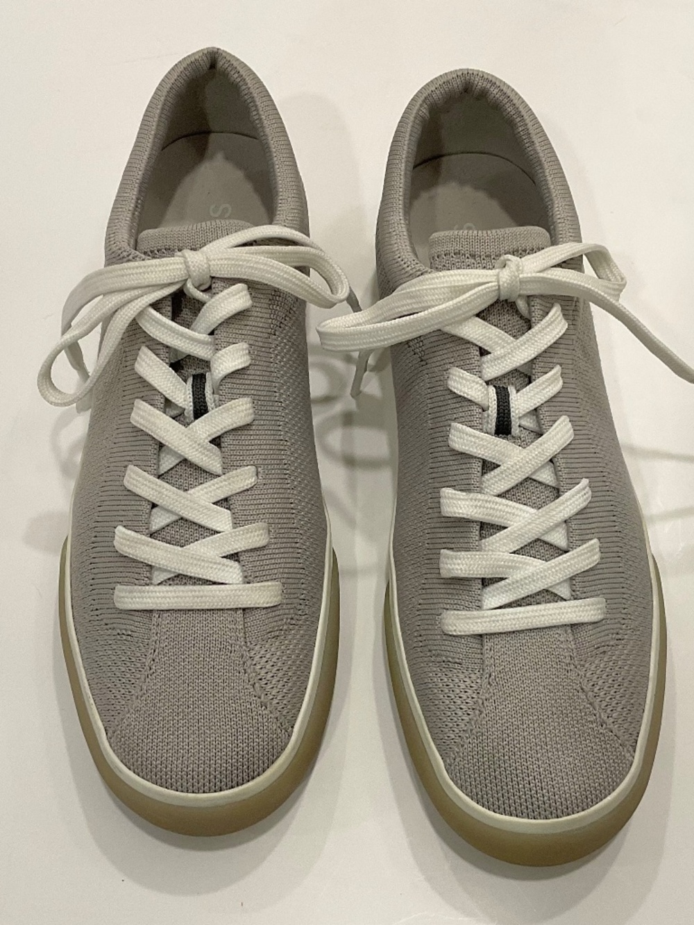 Rothy's The Lace Up Sneaker in Storm Gray Size 7.5